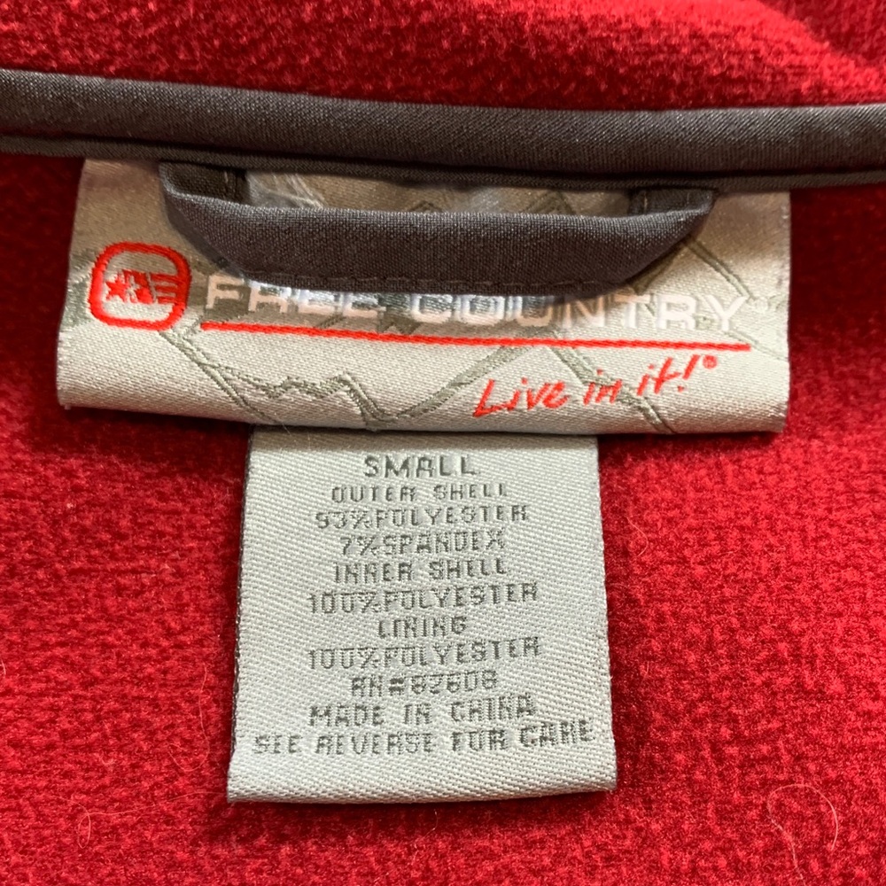 Free Country Red Women's Jacket small - Picture 5 of 8